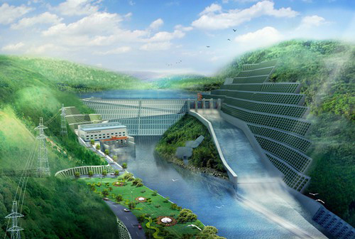 古城老挝南塔河1号水电站项目